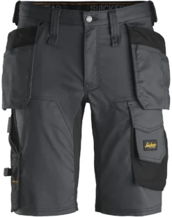 Shorts 6141 mgrå/sort 48 snickers workwear
