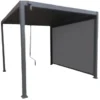 Sidepanel textilen for 4m pergola