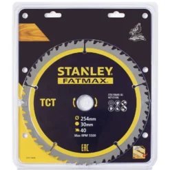 Sirkelsagblad Stanley FatMax254x30 mmx40T hardmetall