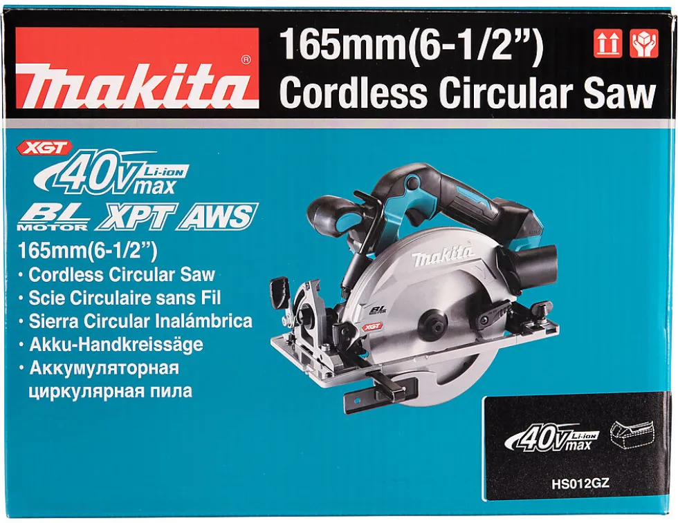 Sirkelsag robust 40V 165 mm