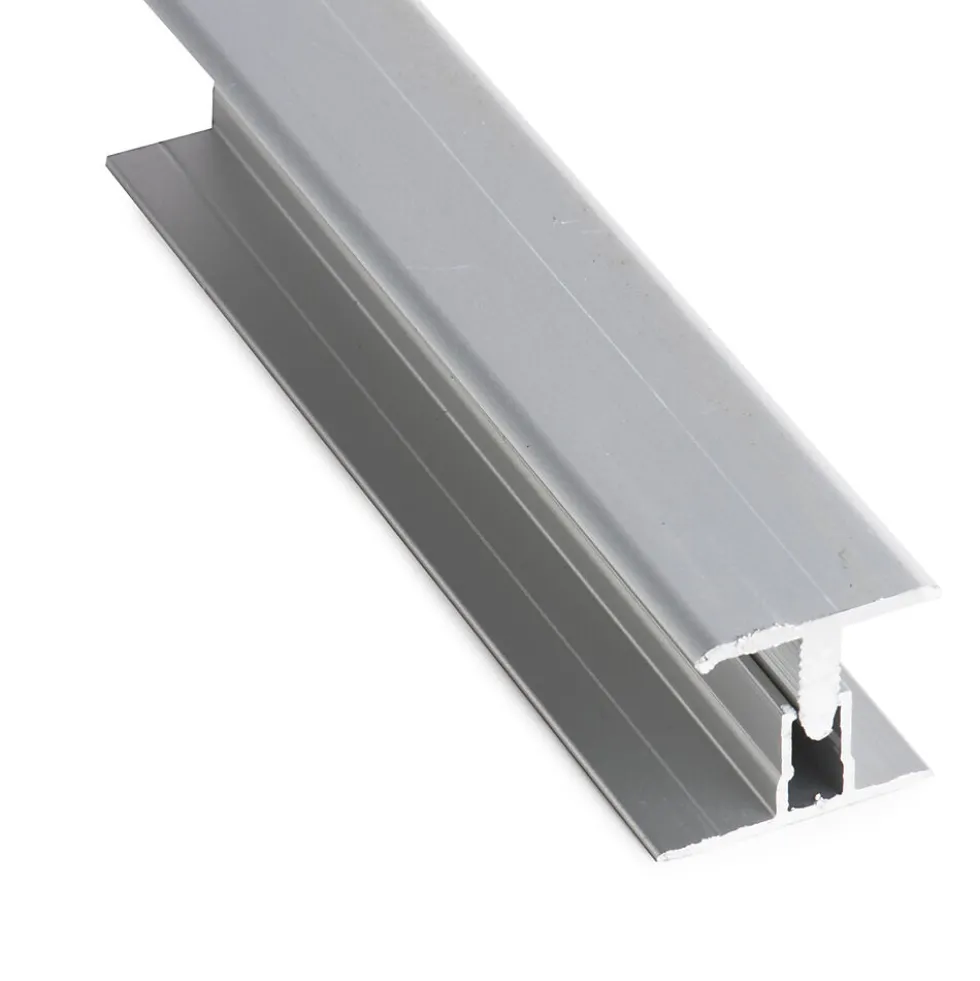 Skjøtelist to-delt alu 2400mm plastpakket