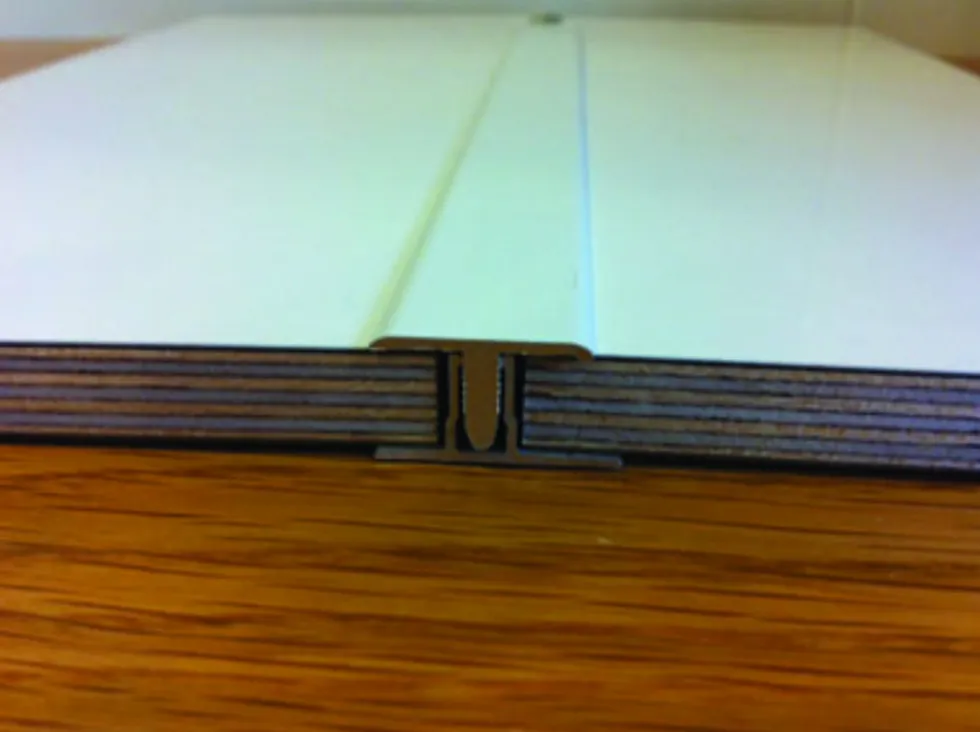 Skjøtelist to-delt alu 2400mm plastpakket