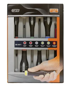 Skrutrekkersett 6 rett/ph/pz/torx be-9871 bahco
