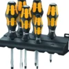 Skrutrekker-sett 4 spor, 2 pz sb flat spor