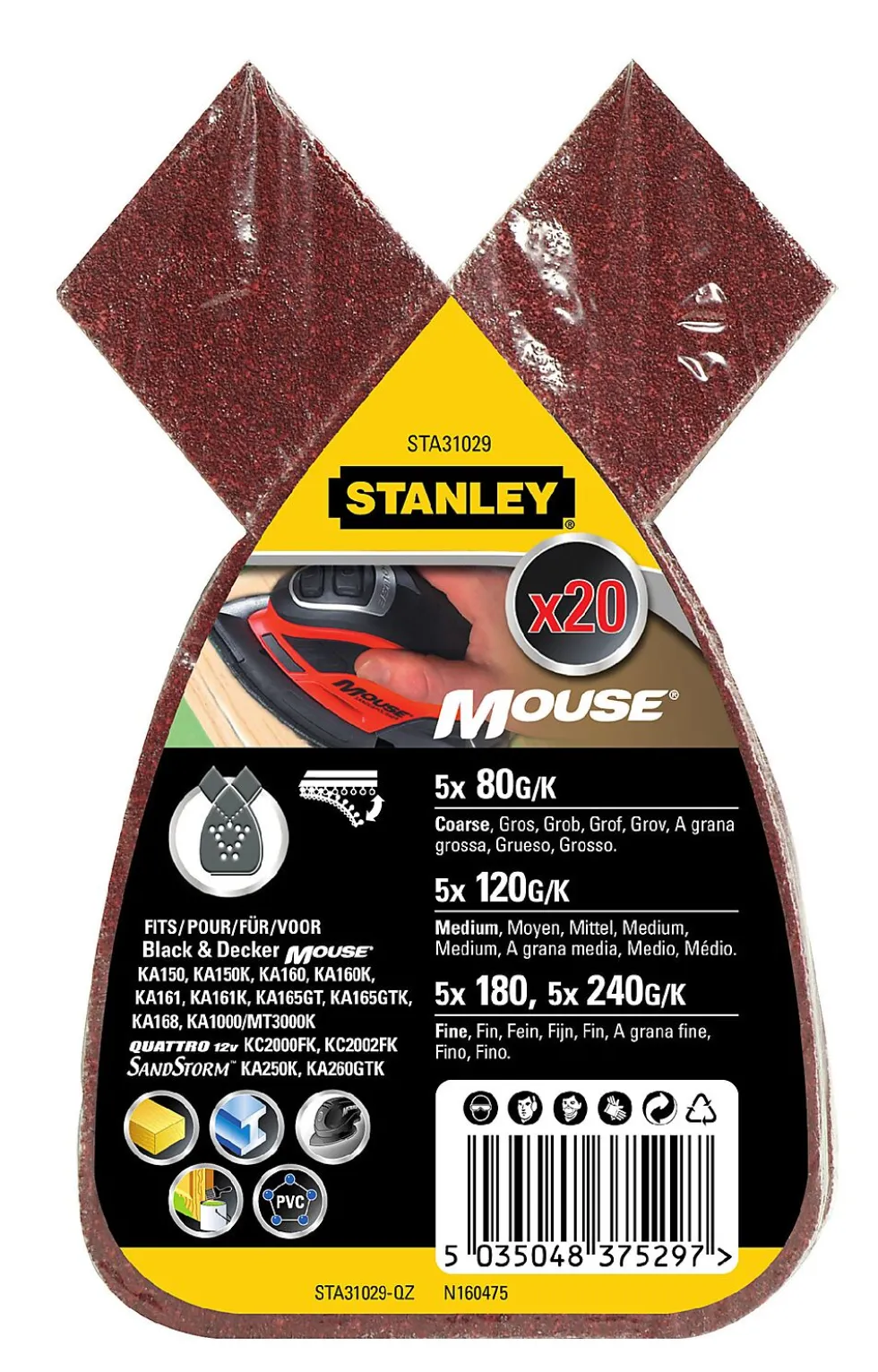 Slipepapir mouse STA31029