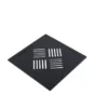 Slukrist design n°3 20x20cm sort