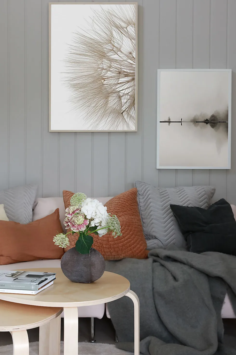 Smartpanel Vegg struktur Skygge Lys sand
