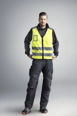 Snickers refleksvest 9153 gul str L/XL klasse 2 high-vis
