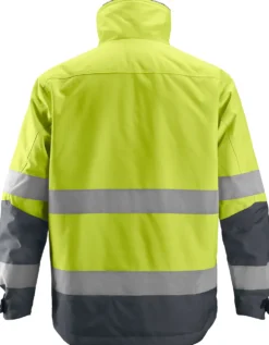 Snickers vinterjakke 1138 core highvis str S gul klasse 6