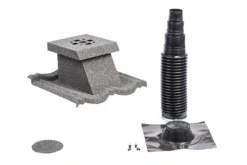 Soil vent 10-50 powertekk grå stru
