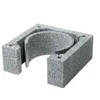 Sotlukeelement 40x40x18,5 ø16 sv solid vent