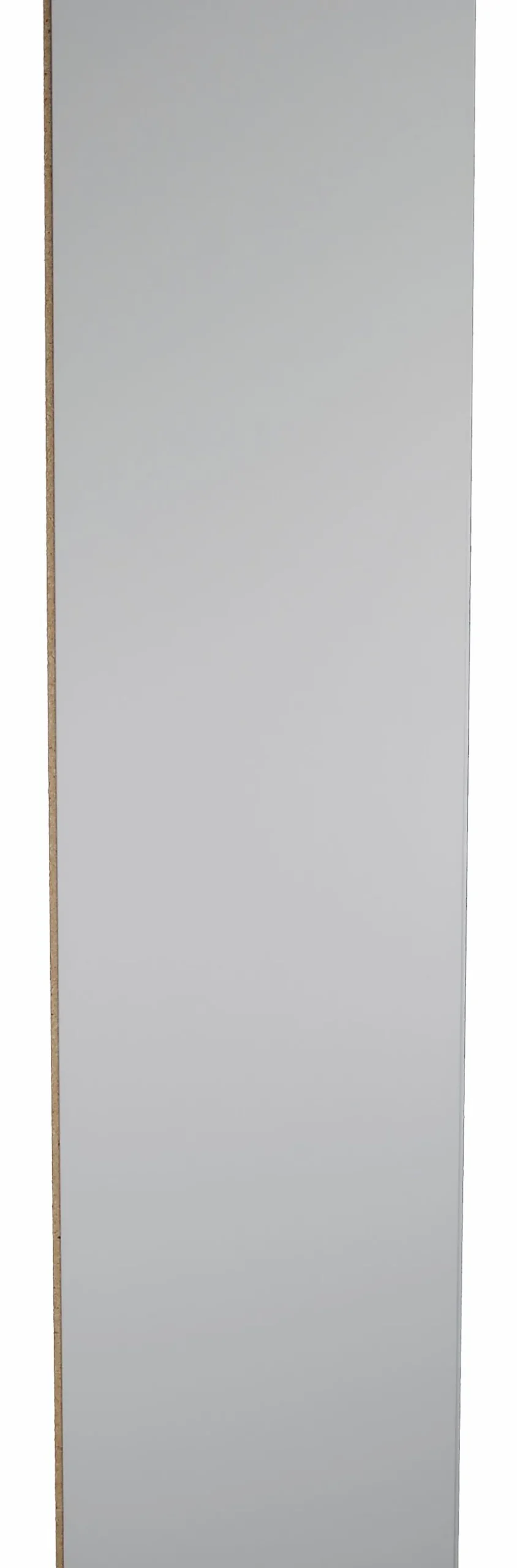 Sponplate not/fjær og v-fuge 12x620x2390 mm hvit strie