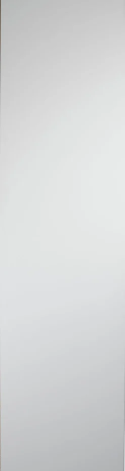 Sponplate vegg 12x620x2390 mm foliert hvit not og fjær 2 sider