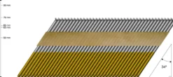 Stavspiker 34GR 31/90 mm varmgalvanisert