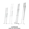 Stige 2 delt 7,0m khiment eloksert p82-6