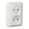 Stikkontakt dobbel 12 volt 2 pk