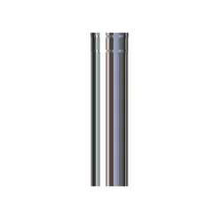 Stålpipe ø150 uisolert 550m bp black paint