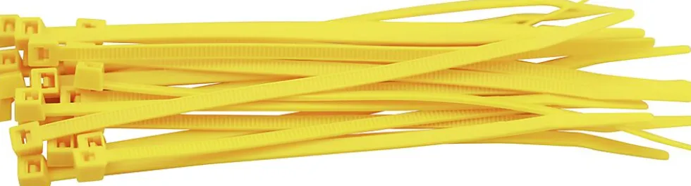 Strips 200x4,5mm gul 100st/pos