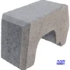 Støttemurbl mini aas glatt halv 12,5x33x17