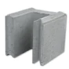 Systemblokk betong 20cm halvblokk 20x20x20