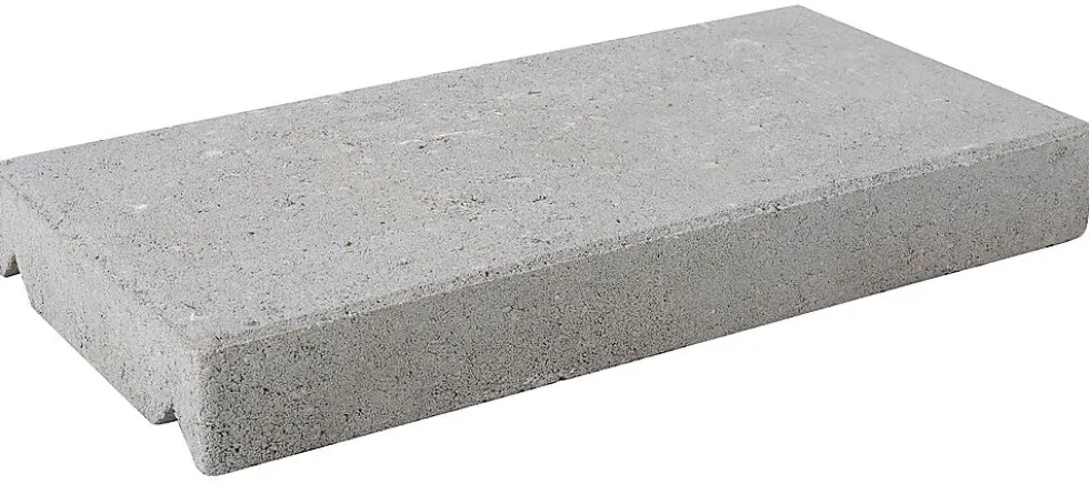 Systemblokk betong 20cm 20x5x4 topplokk 20x5x40