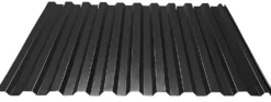 Takplate 20-profil lakkert 0,50 mm 1,05 x 4 meter svart