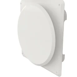 Tallerkenventil Hvit Plast 4-kant karm/ramme 4X4