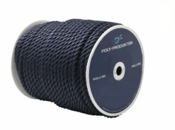 Tau 18mm 65m mbl spl polysoft 3-slått mørk blå 1/1-spole