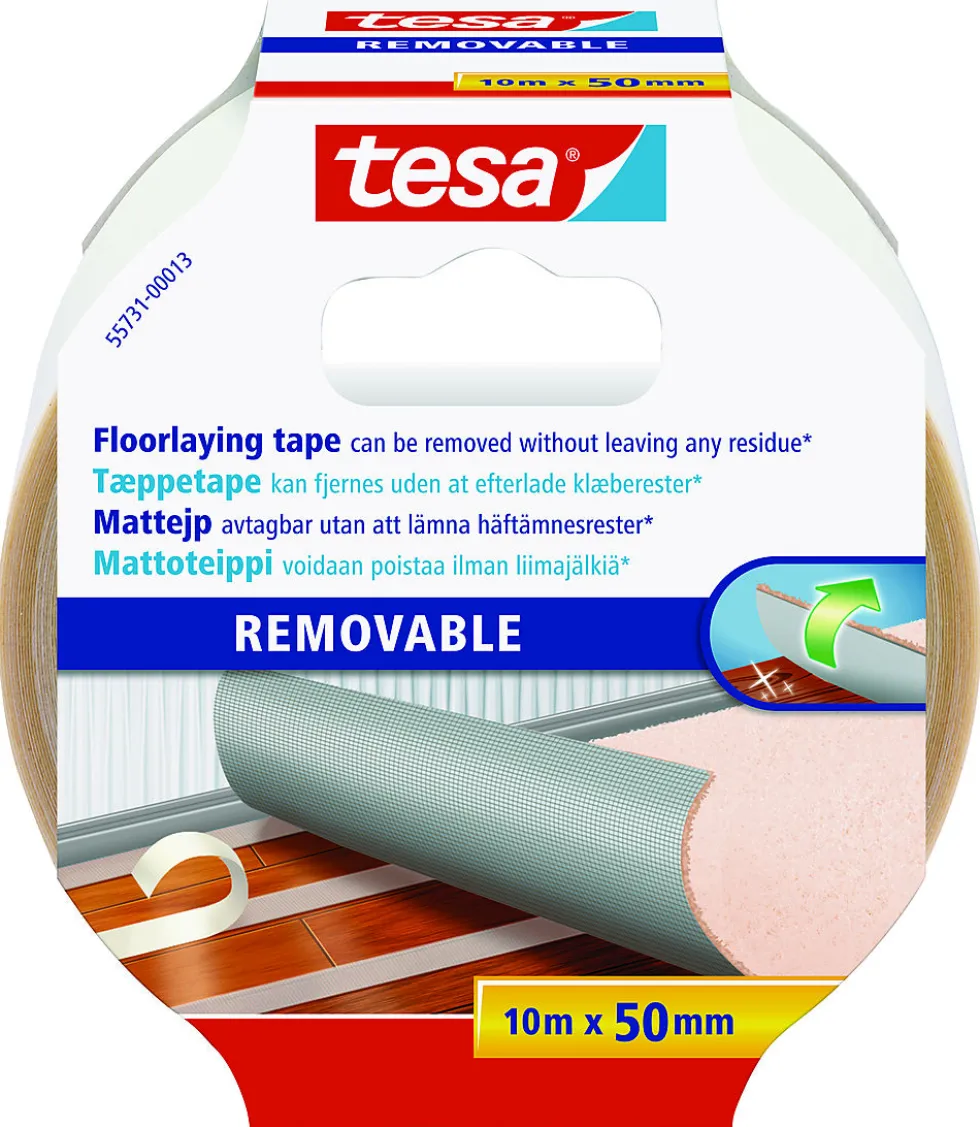 Teppetape 10 m x 50 mm