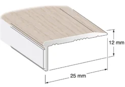 Terskellist fix nr 84 -2 meter hvitkalket eikfolie 2000x25x12