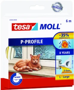 Tetningslist P5390 hvit 6 m