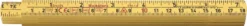 Tommestokk 1 meter glassfiber G61-1-6 metrisk gradering/engelsk tomme