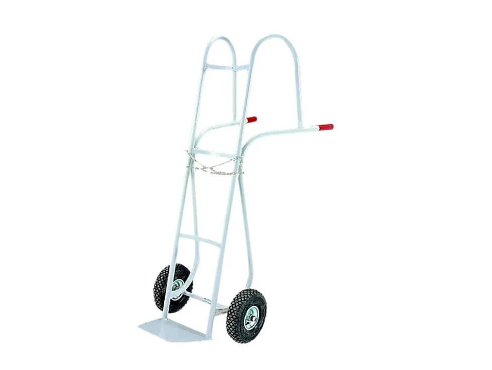Transporttralle med luftgummihjul