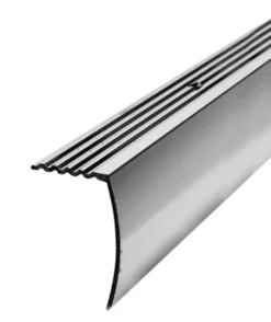 Trappenese polert aluminium boret