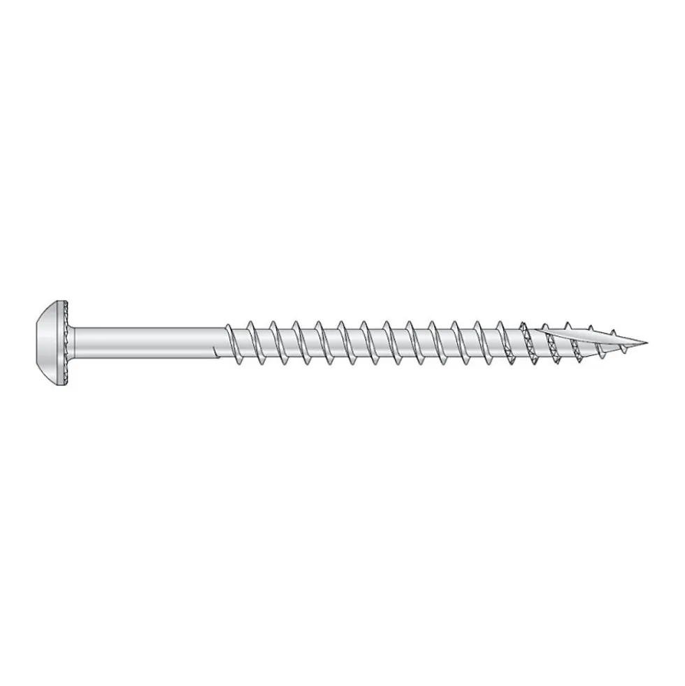 Treskrue m/ pan-hode 5,0x50 200 stk
