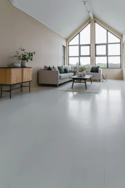Trestjerner gulvmaling matt klassisk hvit base 2,7l