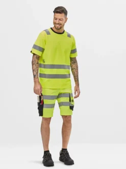 T-skjorte 2530 gul str XXL Snickers Workwear