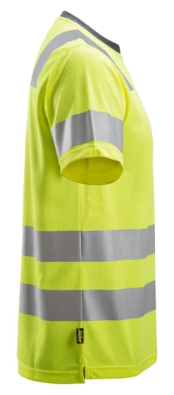 T-skjorte 2530 gul str XXL Snickers Workwear