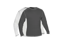 T-skjorte l erm l10011 svart 3xl svart teknisk air t long