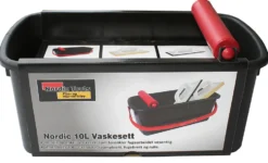 Vaske-/fugesett NT 10 liter m/ svamp og fugebrett