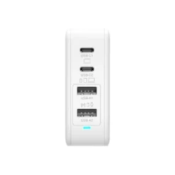 Vegglader GaN PD 100W 2x USB-C og A