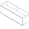 Ventilrist åpne 600150 hvit