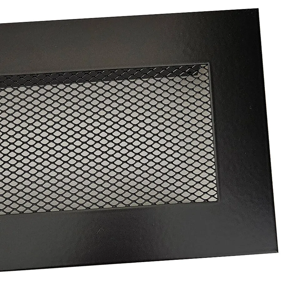 Ventilrist smij flat enk sort 75x240mm (114x285mm)