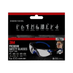Vernebrille antidugg blå/sort