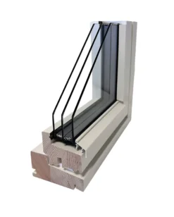 Vindu 3 lags glass rett profil 110x120 cm
