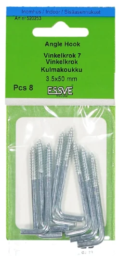 Vinkelkrok 7 50x3,5mm fzb a-8essve