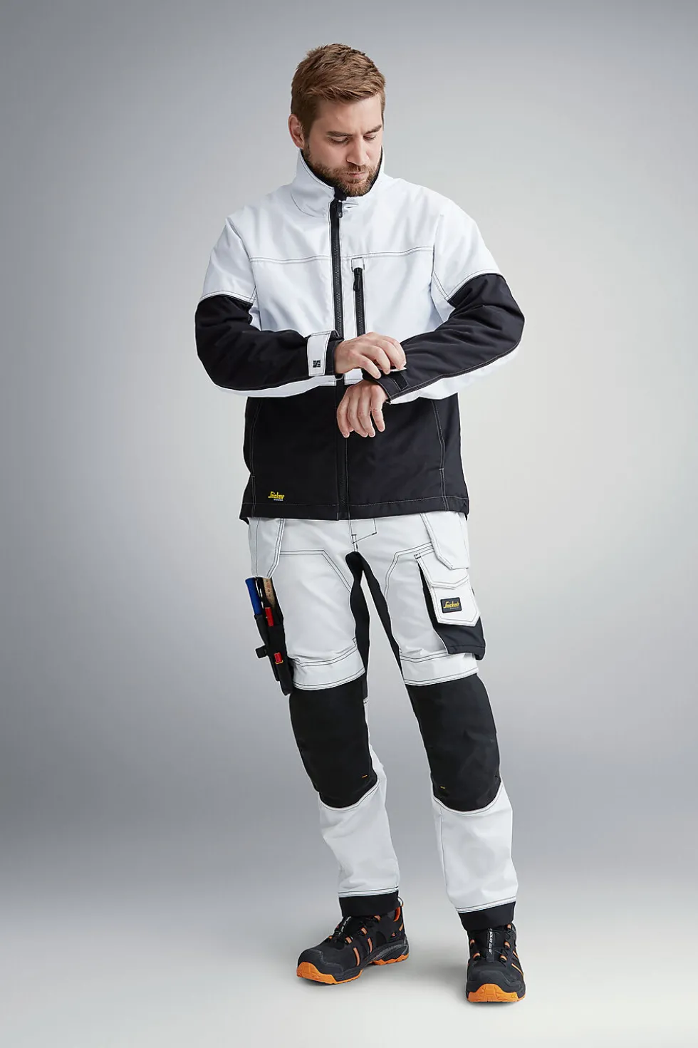 Vinterjakke 1148 hvi/sor s snickers workwear