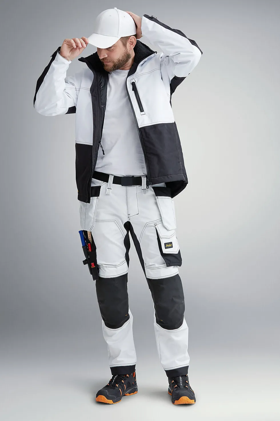 Vinterjakke 1148 hvi/sor s snickers workwear