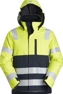 Vinterjakke pw 1163 kl3 gu/blå xl snickers workwear