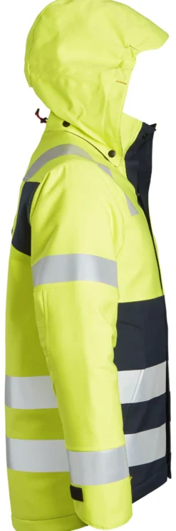 Vinterjakke pw 1163 kl3 gu/blå xl snickers workwear